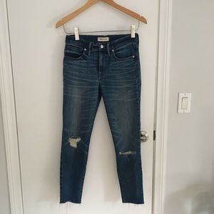 Madewell 9” High Riser Skinny Skinny Crop